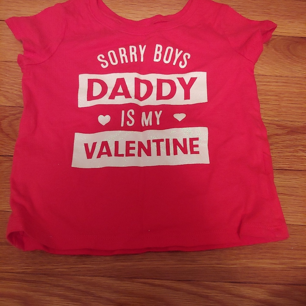 Baby girl Valentine's day shirt